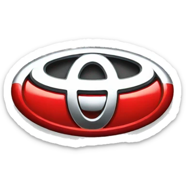 toyota logo sticker