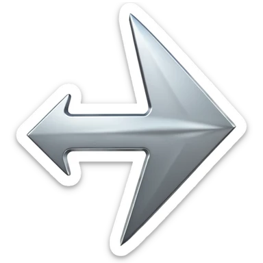 flecha apuntando hacia arriba sticker