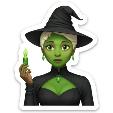 Elphaba wicked movieb Cynthia erivo sticker