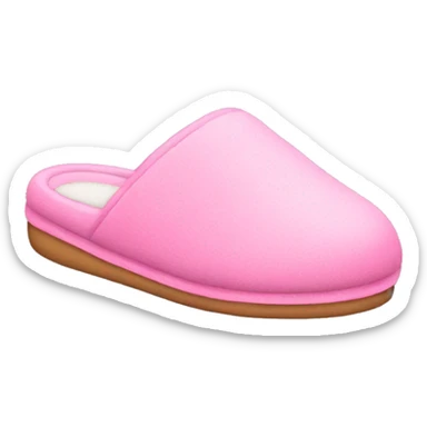 Pink slippers sticker