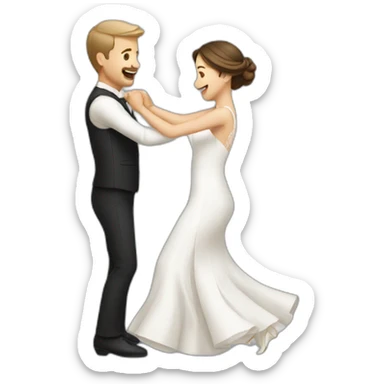 Wedding dance  sticker