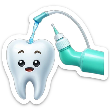 dental irrigator kills sticker