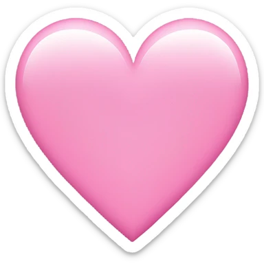pink heart  sticker