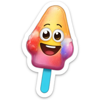 The ER has popsicles are in the freezer sticker