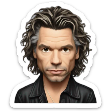 Michael Hutchence sticker