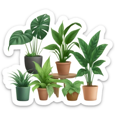 Plant therapy sticker