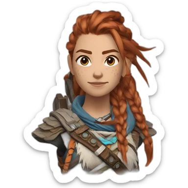 Aloy horizon zero dawn sticker