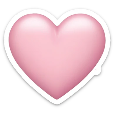 Baby pink heart  sticker