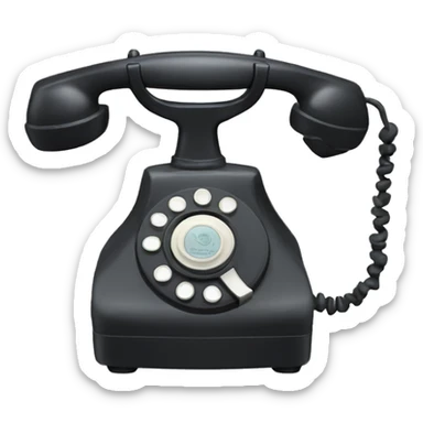 Rotary phone  sticker