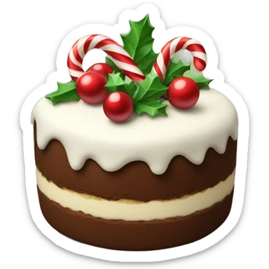 Fancy Christmas dessert  sticker