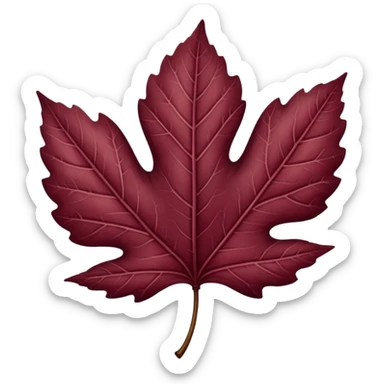 Aspa de borgoña sticker