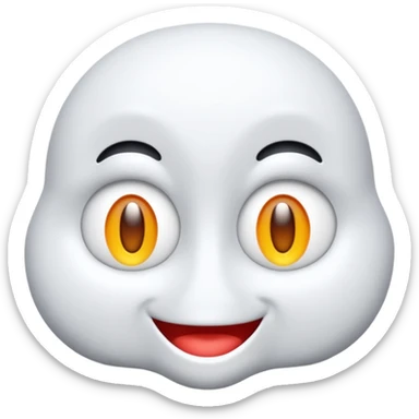 Ortası delik yamuk kare sticker