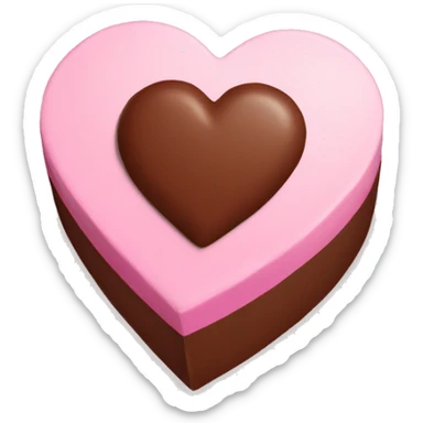 heart chocolate box sticker