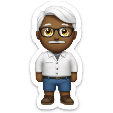 Lazo de cuadros sticker