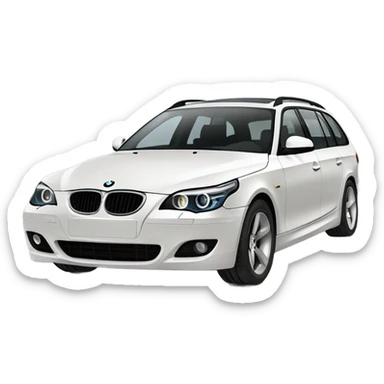 E61 BMW 550i touring sticker