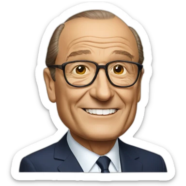 jacques chirac sticker