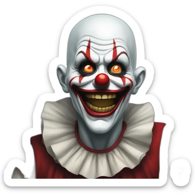 Art the clown terrifier sticker