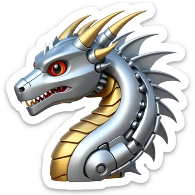 Robo dragon sticker