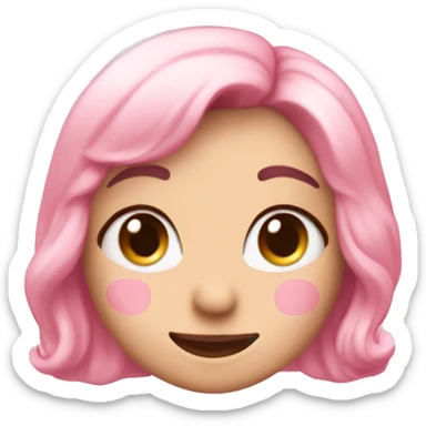 Pink Hearts ￼ sticker