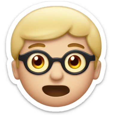 Um porco com olho vermelho sticker