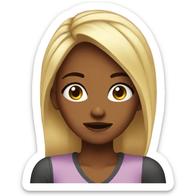 Spoiled girl sticker