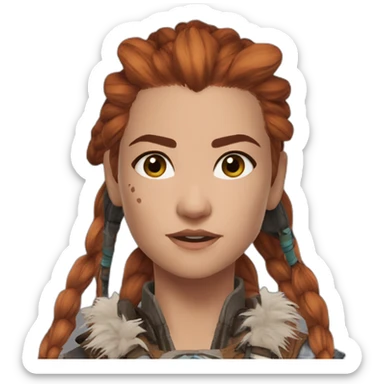 Aloy horizon zero dawn sticker