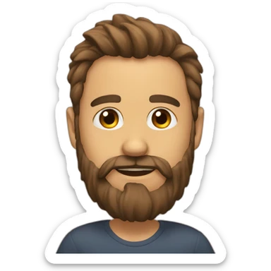 цршеу beard sticker