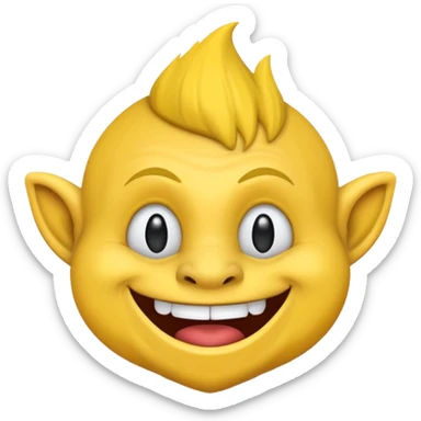 Troll emoji sticker