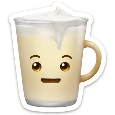 tea with milk sticker