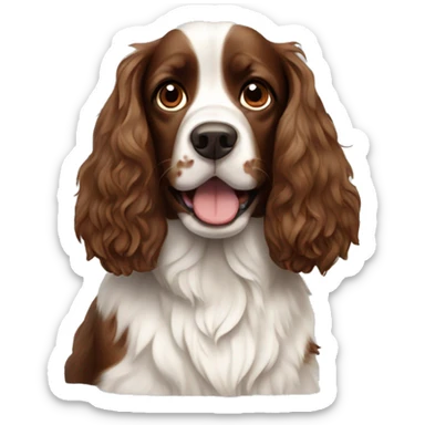 french britanny spaniel dog sticker