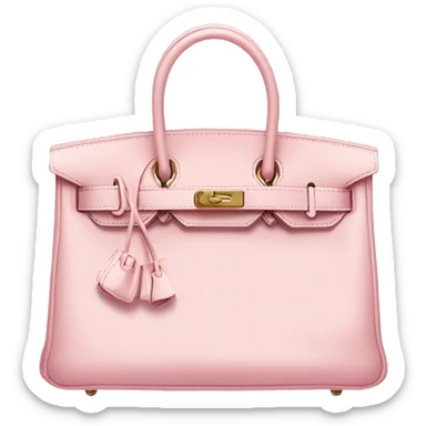Light pink birkin Hermes bag sticker