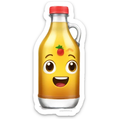 fruit syrup bottle sticker