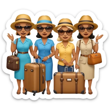Aunties (5) traveling sticker