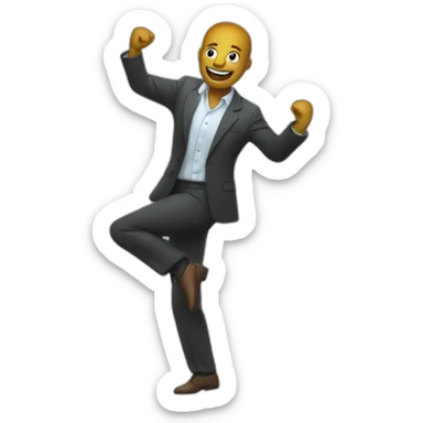 sales person dancing sticker