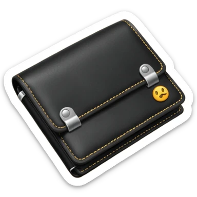 Billetera encontrada en el piso  sticker