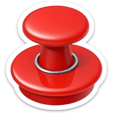 round pushpin sticker