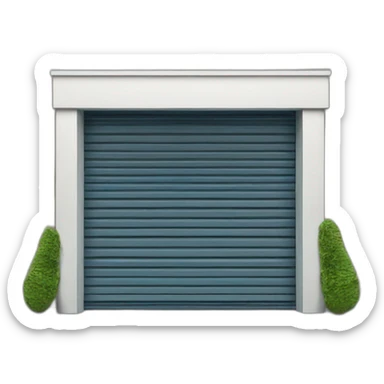 Roller shutters sticker