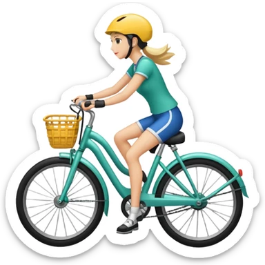 Grab bike women sticker