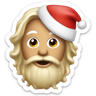 red christmas ornament sticker