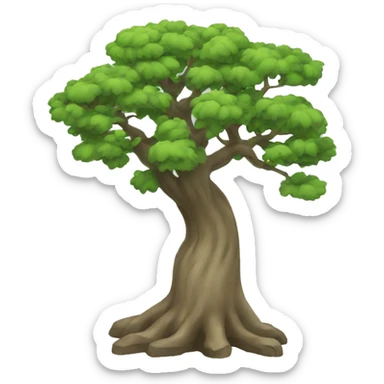 Tree in china sticker