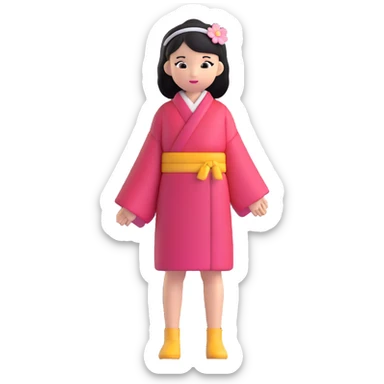 young 20-year-old Japanese girl sticker