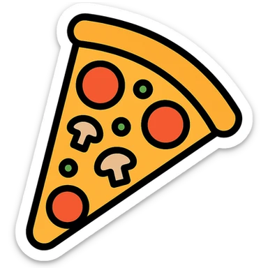 slice of pizza sticker