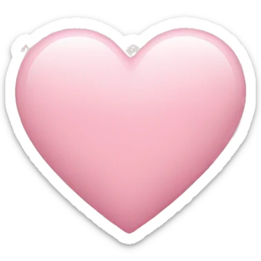 light pink tiny heart sticker