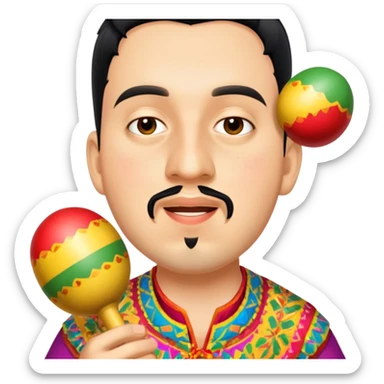 Maraca Player sticker