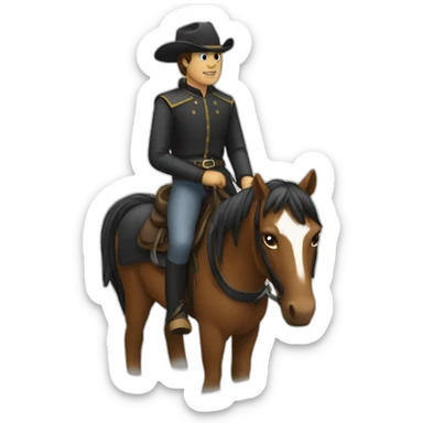 Horseman sticker