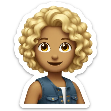 blonde curly tanned girl drinking beer sticker