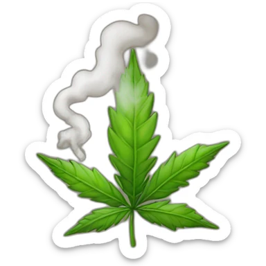 musk smoke weed sticker