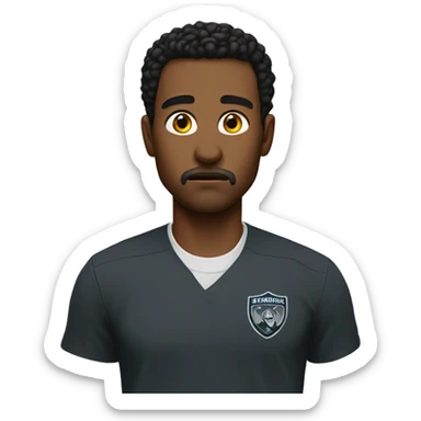 Thousand yard stare sticker