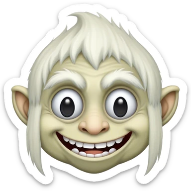 A troll face sticker
