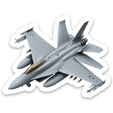 F/A-18 Hornet - McDonnell Douglas (Grey) sticker